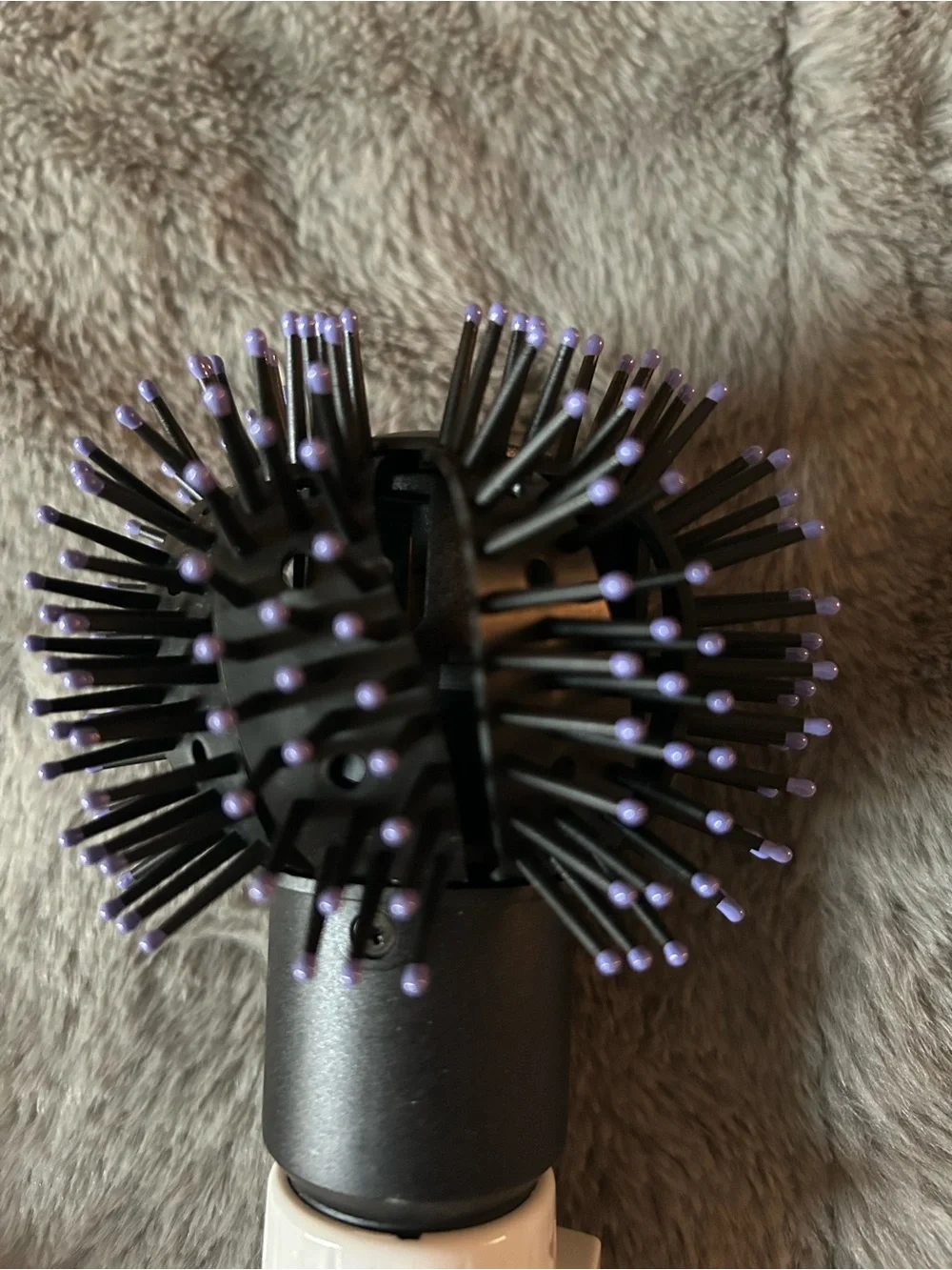 Conair White & Purple Round Hair Styling Brush Dryer